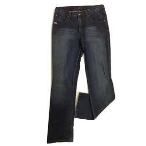 Cruel Girl Dark Rinse Slim Fit Jeans, Tag 5 Reg (Tape 29W 31 Inseam 9.5 Rise)